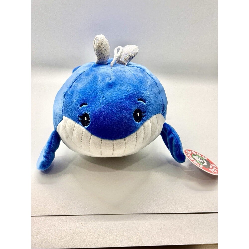 Peek-A-Boo Blue Whale Plush 10” Softie Fish Stuffed Animal‎ NWT